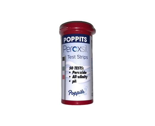 Poppit Peroxsil Test Strips 50pk